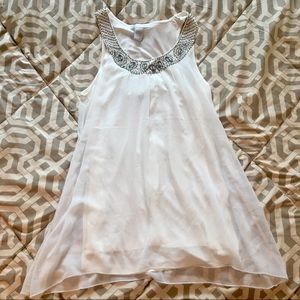 ⭐️SALE NWT Pearl Flowy Blouse Beaded Detail Trim